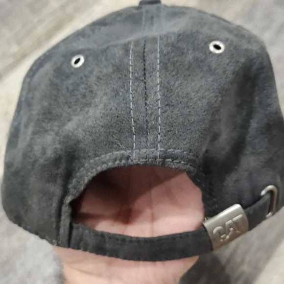 CAT Caterpillar Logo Baseball Hat - Cap -Graphite Gray - Adjustable - 0S - Picture 4 of 7